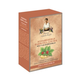"Рецепты бабушки Агафьи" / Женьшеневая ванночка для ног омолаживающая