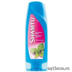 Shamtu / кондиционер "Крапивная свежесть" для тонких и слабых волос