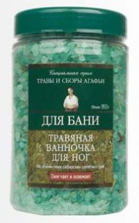 "Рецепты бабушки Агафьи" / соль для бани травяная ванночка для ног Травы и Сборы Агафьи