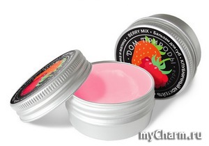 "Дом Природы" / Натуральный бальзам для губ "Клубничный коктейль"