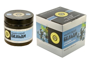 "Дом Природы" / Мыло-скраб "Бельди с ягодами можжевельника"