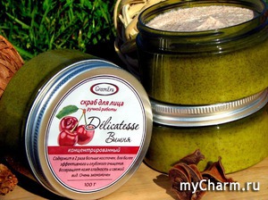 Green Era / Крем-скраб для лица "Вишня", концентрированный