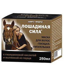 "Хорс Форс" / Лошадиная Сила Тающая питательная маска для волос
