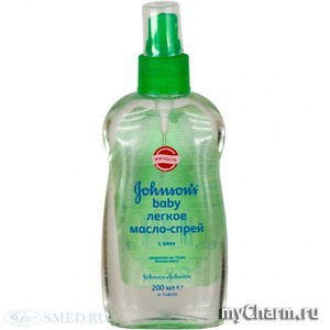 JOHNSON’S Baby / легкое масло-спрей с алоэ