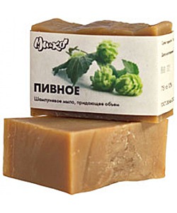 "Ми&Ко" / Твердый пивной шампунь для объема