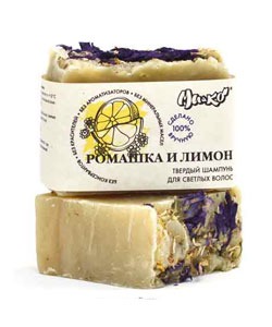 "Ми&Ко" / Твердый шампунь для светлых волос Ромашка и Лимон
