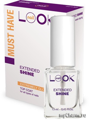NailLook / Extended Shine Блестящее верхнее покрытие для ногтей