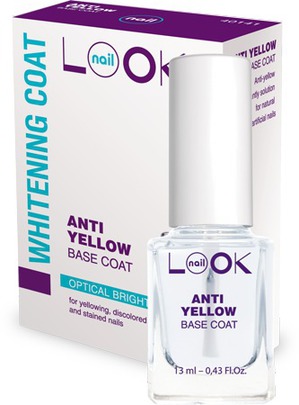 NailLook / Anti Yellow Base Coat Средство для отбеливания ногтей