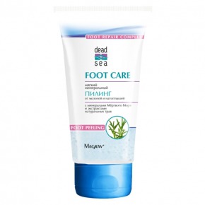 Magrav / dead sea foot care мягкий минеральный пилинг от мозолей и натоптышей