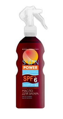 Sun Power / Масло для загара SPF 6