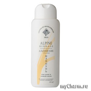 Iris / Шампунь для сухих волос "Альпийские травы"