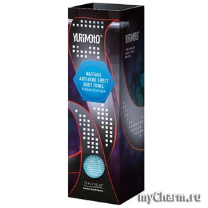 Satico / Голубая Мочалка массажная для профилактики целлюлита с анти-акне эффектом