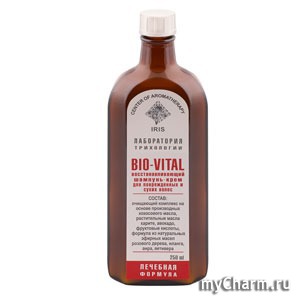 Iris / Восстанавливающий шампунь-крем для сухих и поврежденных волос "Bio-Vital"