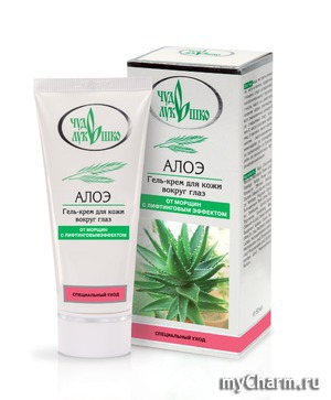 "Чудо-лукошко" / Гель-крем для кожи вокруг глаз "Алоэ" от морщин с лифтинговым эффектом