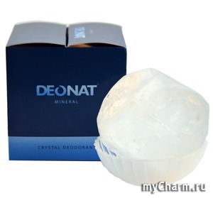 Deonat / Натуральный Кристаллический Минеральный Деодорант цельный кристалл куб
