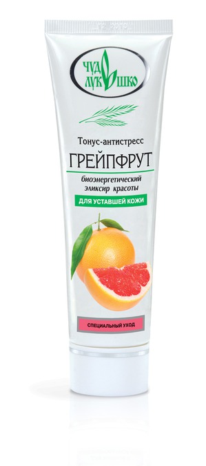 "Чудо-лукошко" / Маска Тонус-антистресс "Грейпфрут" Биоэнергетический эликсир красоты для уставшей кожи