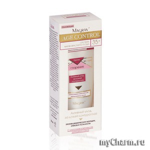 Magrav / Age control aктивный уход за кожей контура глаз (крем) c клет.комплексом женьшеня и алоэ