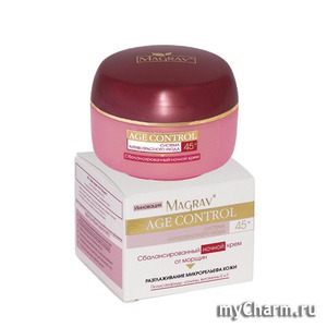 Magrav / Age control cбалансированный ночной крем от морщин для быстрого оживления кожи