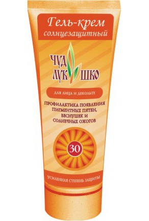 "Чудо-лукошко" / Крем-гель солнцезащитный для лица и декольте. Фактор 30.