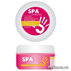 Magrav / spa hands time intensive тальго-маска длительного действия для рук и ногтей с океаническими водорослями