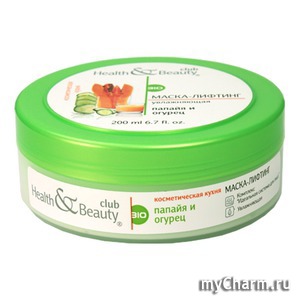 Magrav / Health & Beauty Club увлажняющая маска-лифтинг «Папайя и Огурец»