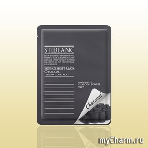 Steblanc /    ESSENCE SHEET MASK-Charcoal