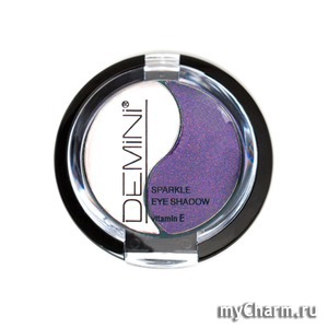 DEMINI / Тени для век с витамином E, двойные SPARKLE EYE SHADOW DUO