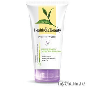 Magrav / Health & Beauty Club гель-педикюр с эффектом ванночки "Зелёный чай" "Зелёный чай, женьшень и масло Жожоба"