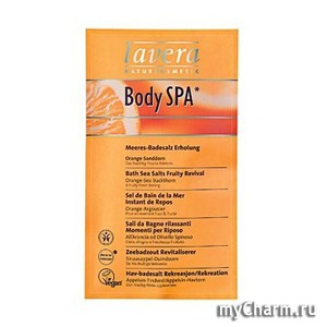 LAVERA / Морская соль для принятия ванн, Апельсин-Облепиха