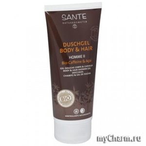 Sante / Шампунь-гель для душа Био Кофеин и Асаи