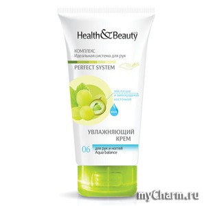 Magrav / Health & Beauty Club увлажняющий крем для рук и ногтей "Aqua Balance масла Ши и виноградной косточки"