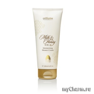 Oriflame / Увлажняющий крем для душа «Молоко и мед – Золотая серия»