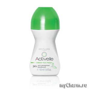 Oriflame / Дезодорант-антиперспирант 24-часового действия с экстрактом зеленого чая «Активэль»