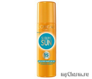 L'OREAL / SUBLIME SUN Легкий спрей "Безупречный загар" SPF15