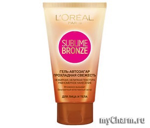 L'OREAL / SUBLIME BRONZE Гель-Автозагар "Прохладная Свежесть" для лица и тела