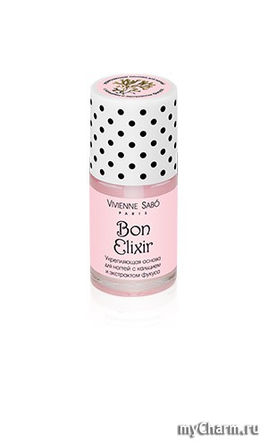 Vivienne Sabo / BON ELIXIR Укрепляющая основа для ногтей с кальцием и экстрактом фукуса