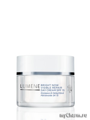 Lumene /   Bright Now Visible Repair Day Cream SPF 15