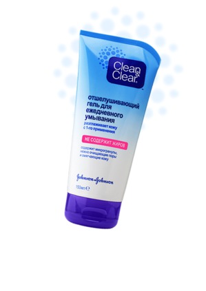 Clean&Clear / Ежедневный Уход Отшелушивающий гель для ежедневного умывания