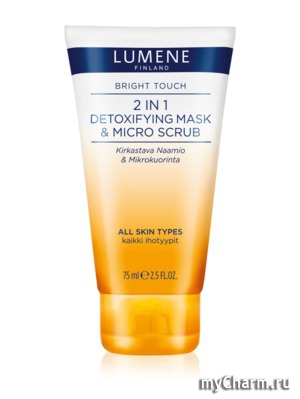 Lumene / - Bright Touch 2 in 1 Detoxifying Mask&Micro Scrub