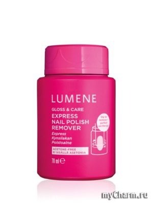 Lumene /     Gloss & Care Express Nail Polish Remover