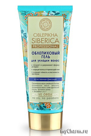 Natura Siberica / Облепиховый гель для укладки волос Естественная фиксация