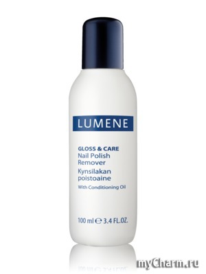 Lumene /     Gloss & Care Nail Polish Remover