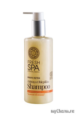 Natura Siberica / Питательный био-шампунь для сухих и поврежденных волос «ЗОЛОТАЯ ОБЛЕПИХА»