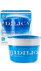 "Черный жемчуг" / Idilica Антивозрастной Эликсир Моря Дневной Крем для Лица 46+