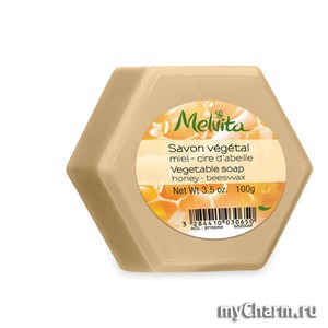 Melvita /   Hexag Soap Honey Beeswax