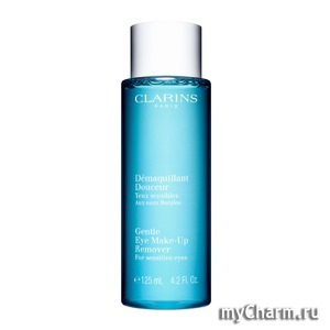 Clarins / Смягчающий лосьон для удаления макияжа с глаз