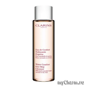 Clarins / Очищающая вода для нормальной или сухой кожи с экстрактом персика