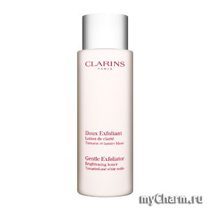 Clarins / Смягчающий и отшелушивающий лосьон, улучшающий цвет лица