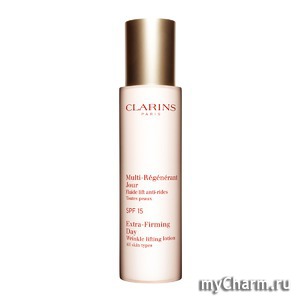 Clarins / Multi-R'eg'en'erante Дневной регенерирующий лосьон SPF 15
