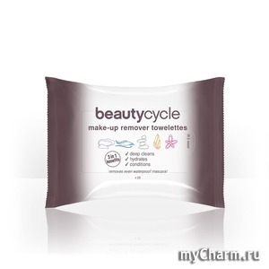 Amway /  beautycycle make-up remover towelettes 3 in 1